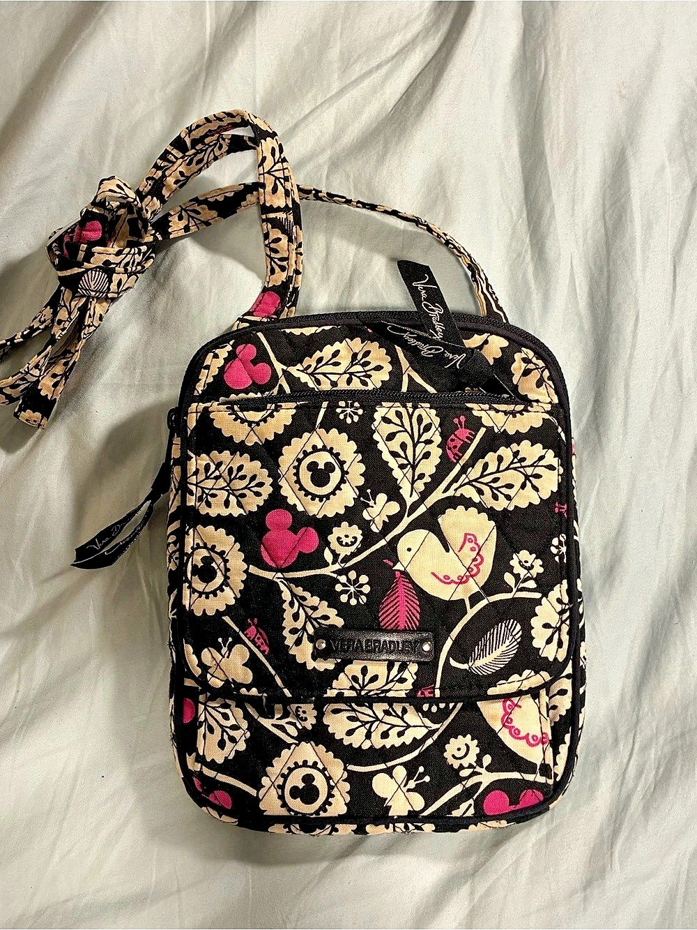Vera Bradley Midnight with Mickey Mini Hipster Crossbody NWT